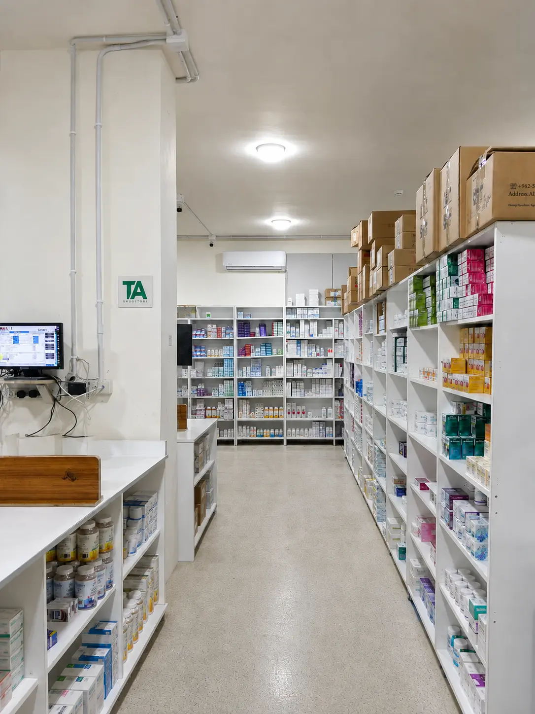 Real view of TADS healthcare stock and daily operations in Amman
